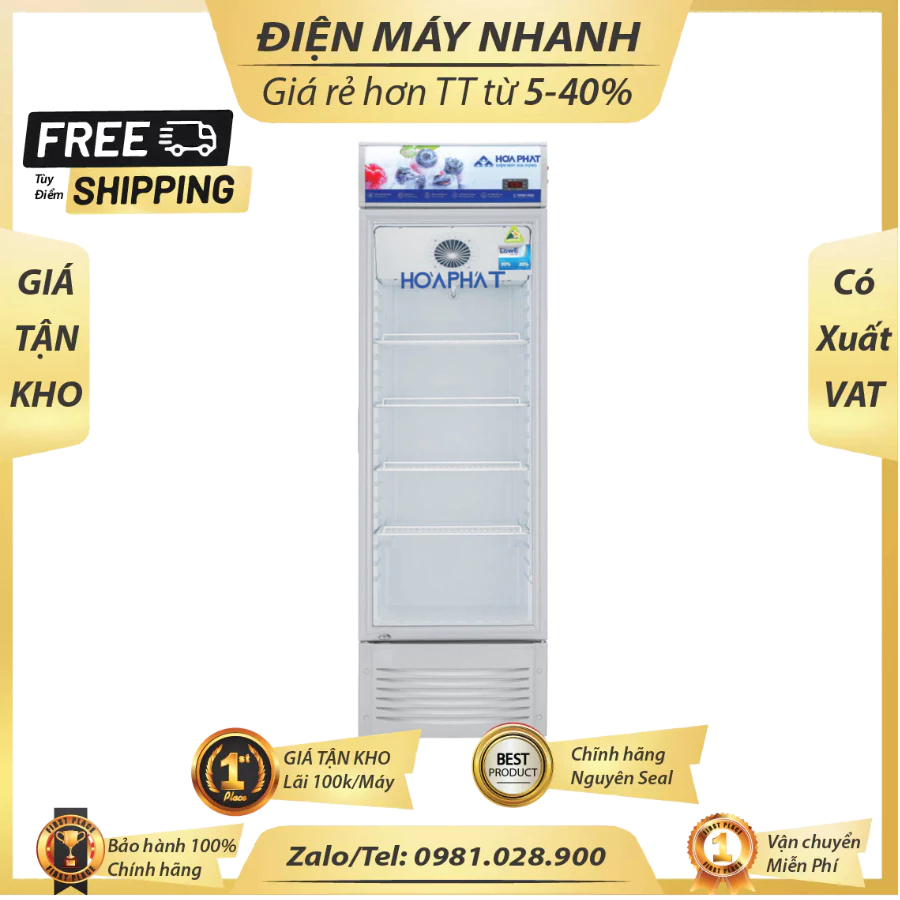 Tủ mát Hòa Phát 1 cánh HSR-D6195