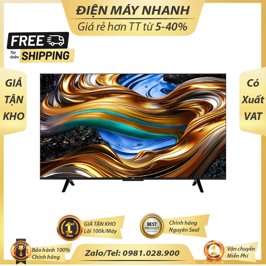 43P79B 50P79B Google Tivi TCL 4K 43 Inch 50 Inch 43P79B 50P79B BAO HANH CHINH HANG
