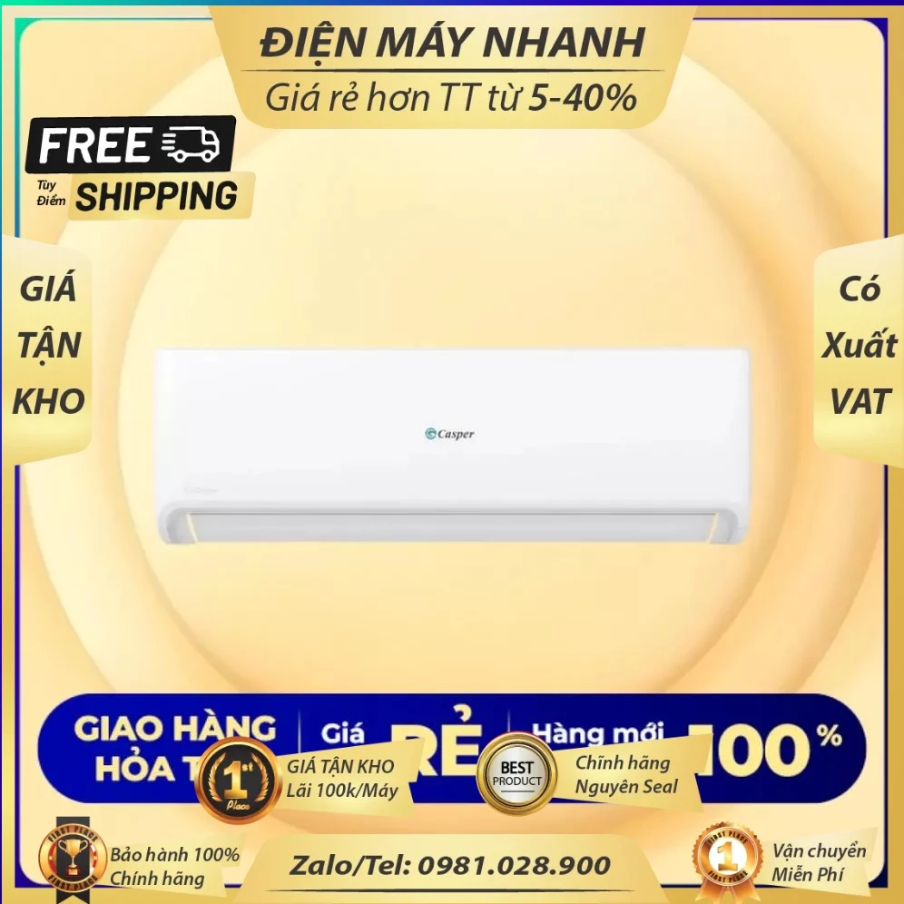 Dieu hoa Casper 1.0 HP SC 09FS33 Moi 100