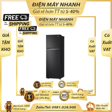 GV B262BL Tu Lanh LG Inverter 266 Lit GV B262BL Moi 100