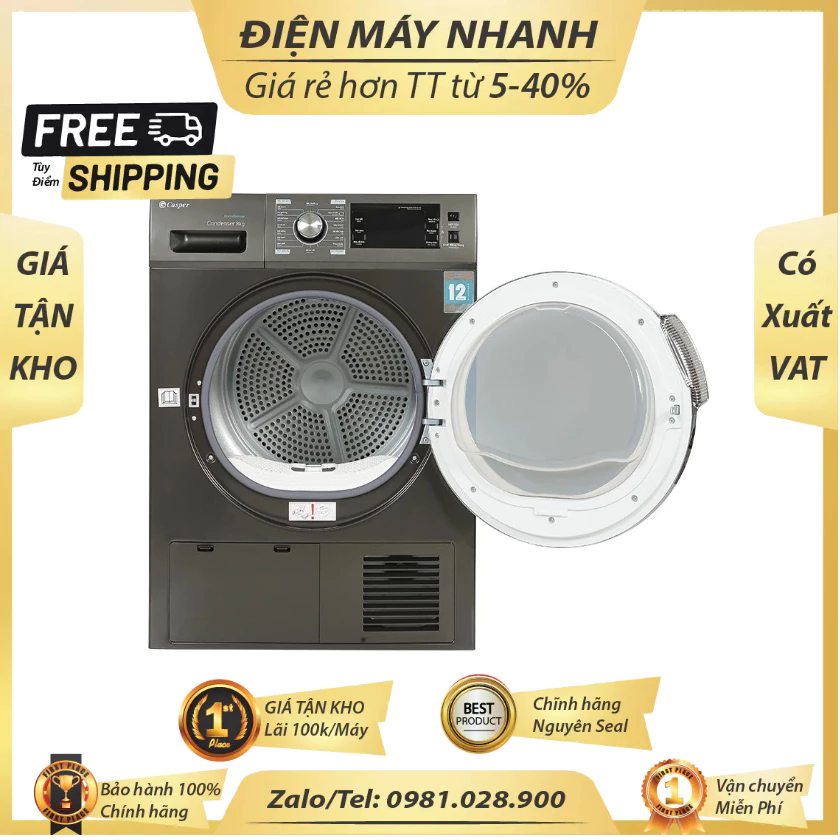 TD 80CGB May Say Ngung Tu Casper 8 kg TD 80CGB Bao Hanh Chinh Hang