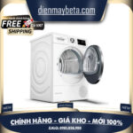 Máy sấy tụ hơi, bơm nhiệt bosch, wqg24200sg, 9kg , series6, xuất xứ ba lan, tiết kiệm điện nước