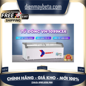 VH-1099K3A - Tủ Đông Sanaky Inverter VH-1099K3A - Bảo Hành Chính Hãng
