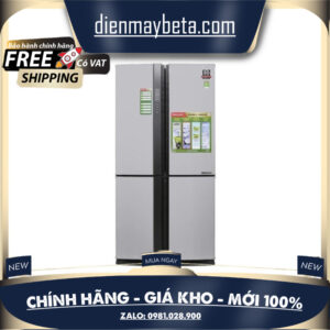 Tủ Lạnh Sharp Inverter SJ-FX680V-WH 678 Lít - Mới 100% Mới 100%