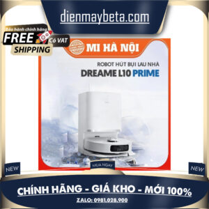 Robot hút bụi lau nhà Dreame L10 Prime- giặt giẻ tự động-sấy khô – Bản quốc tế