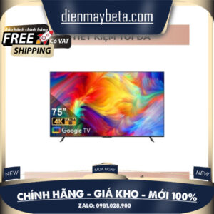 Google Tivi TCL 4K 75 inch 75P735