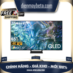 UA55TU8500 / QA65Q60DA - Miễn Phí Lắp Để Bàn HCM - Smart Tivi Samsung 65 Inch QLED Q60D 4K (2024) QA65Q60DAKXXV