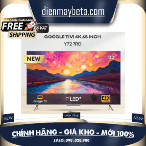 65Y72 PRO / 65Y73 PRO - Google Tivi Coocaa 4K QLED 65 Inch - Bảo hành chính hãng