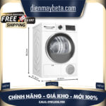 WPG24100MY Máy sấy ngưng tụ Bosch 9kg WPG24100MY – Series 6 (trắng)