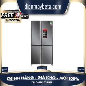 Tủ Lạnh Sharp Inverter 572 Lít SJ-FX640V-SL 4 Cánh - Mới 100% Mới 100%