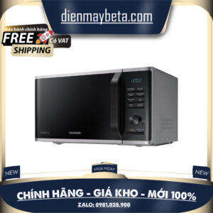 [Mã ELBAU4 giảm 4% đơn 500K] Lò vi sóng tráng men Dòng nướng Samsung 23 Lít (MG23K3515AS) Mới 100%
