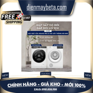 EWF9023P5WC & EDV804H3WC - Combo Máy Giặt Electrolux 9 Kg & Máy Sấy Thông Hơi 8 Kg