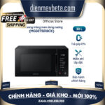 [Mã ELBAU4 giảm 4% đơn 500K] Lò Vi Sóng Tráng Men Có Nướng Samsung MG30T5018CK/SVV(30 lít) Mới 100%