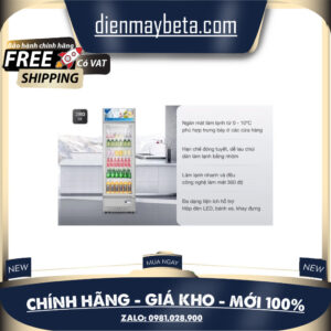 Tủ Mát Aqua 280 lít AQS-AF400S Mới 100%