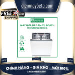 SMV6ZCX16E Máy rửa bát âm tủ BOSCH SMV6ZCX16E Serie 6 sử dụng hạt tự nhiên Zeolite sấy làm sạch hiệu quả SMV6ZCX16E Máy rửa bát âm tủ BOSCH SMV6ZCX16E Serie 6 sử dụng hạt tự nhiên Zeolite sấy làm sạch hiệu quả