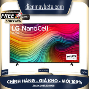 55NANO81TSA / 65NANO81TSA - Miễn Phí Lắp Đặt Để Bàn HCM - Smart Tivi NanoCell LG 4K - Giao Toàn Quốc