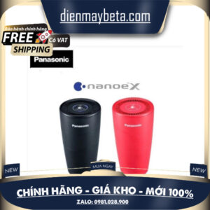 Máy lọc không khí và khử mùi ô tô Panasonic F-GPT01A-K, màu đen, công suất 3m3, lọc bụi , diệt khuẩn, khử mùi...  - DMK