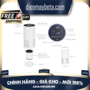 Máy lọc không khí CF-8209 cho phòng 55-60 m² Hafele 537.82.700  - DMK