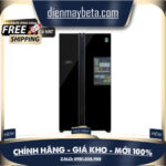 Tủ lạnh Hitachi side by side 2 cửa màu đen R-FS800PGV2(GBK) – Mới 100% Mới 100%