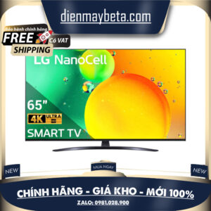 Giảm 10 triệu Smart Tivi NanoCell LG 4K 50 inch  50NANO77TPA.ATV Mới 100%