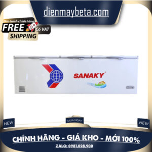 VH-1199HY - Tủ đông Sanaky dàn đồng VH-1199HY DUNG TÍCH THỰC SỬ DỤNG 900 LÍT
