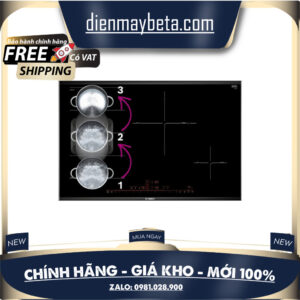 PXE875DC1E Bếp từ Bosch Serie 8 PXE875DC1E đa điểm 4 vùng nấu công suất 7400W