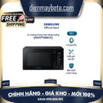 [Mã ELBAU4 giảm 4% đơn 500K] Lò Vi Sóng Samsung Tráng Men Dòng Nướng 23L – Đen (MG23T5018CK) Mới 100%