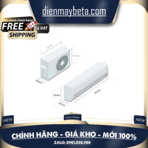 Điều hòa Midea 1 chiều Inverter 9000BTU MSAFC-10CRDN8 Mới 100%