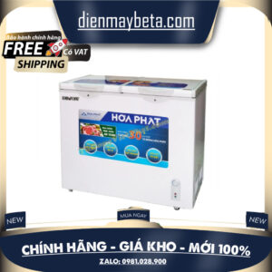 HCF 656S2N2 Tủ đông Hòa Phát HCF 656S2N2, 271l 2 ngăn đông mát