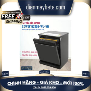 CDWEF1533GB-WU-VN/Máy rửa chén độc lập Comfee CDWEF1533GB-WU-VN