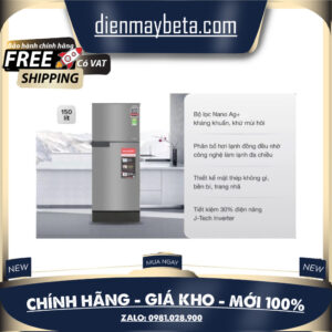 Tủ Lạnh Sharp SJ-X176E-SL 165 Lít Mới 100%