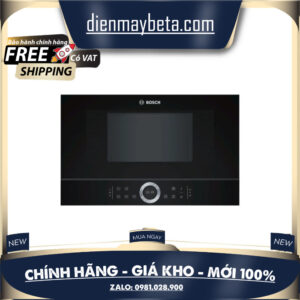 Lò Vi Sóng Bosch BFL634GB1B Tích Hợp 7 Công Thức Nấu Nướng Chuẩn Vị 5 Sao Mới 100%