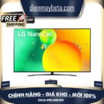 Smart Tivi NanoCell LG 4K 65 inch  65NANO77TPA.ATV Mới 100%