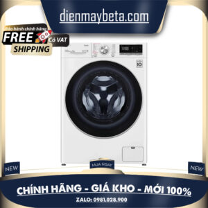 Máy giặt LG Inverter 9 Kg FV1409S3W Mới 100%