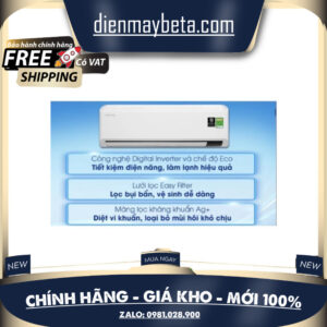 Máy lạnh Samsung Inverter 1.5 HP AR13TYHYCWKNSV  Mới 100%