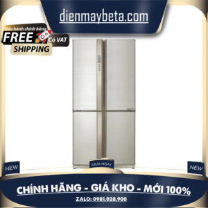 Tủ lạnh Sharp Inverter 556 lít SJ-FX630V-BE Mới 100%