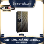 Tủ lạnh Hitachi R-FM800AGPGV4X(DIA) side by side 3 cửa,say đá, màu gương sọc