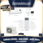 Máy lạnh Aqua Inverter 1 HP AQA-KCRV10TR  – CHƯA BAO GỒM CÔNG LẮP ĐẶT VÀ VẬT TƯ – Mới 100%