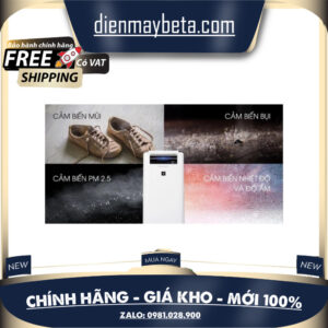 Máy lọc không khí và tạo ẩm Sharp KC-G40EV-W (28m²) Mới 100%