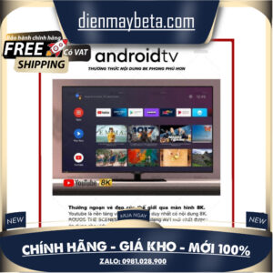 Smart Tivi Sharp 60 inch 8K 8T-C60DW1X - SX Malaysia BH 27 tháng