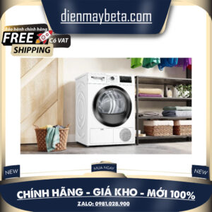 WTH85008SG Máy sấy bơm nhiệt 8Kg Bosch WTH85008SG - Series 4 - Hàng chính hãng