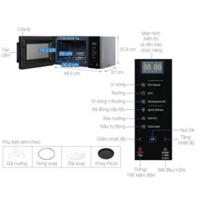 Lò vi sóng tráng men Samsung dòng nướng 23L MG23T5018CK - DMK images upload woo2F0f2cf0423f28d2e2a7711ac1f43894d5