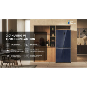 AQR-M560XA(GL) Tủ Lạnh Aqua Inverter 469 Lít AQR-M560XA(GL) - Bảo hành 2 năm - Freeship toàn quốc images upload woo2F14353272de5eed1fee31612ed1b95729