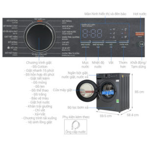 TW-T21BU105UWV(MG) - Máy Giặt Toshiba Inverter 9.5 Kg T21BU105UWV(MG) - Bảo Hành Chính Hãng images upload woo2F16477284771755a752da828ecb6beaff