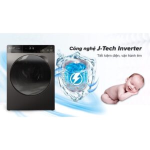 Máy giặt Sharp Inverter 12.5 Kg ES-FK1252SV-G/ Bảo hành chính hãng 12 tháng. - Mới 100% Mới 100% images upload woo2F20eb40bd4f302483c95831ac0a211008