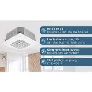 Máy Lạnh Âm Trần LG Inverter 3.0 HP ZTNQ30GNLE0/ZUAC1+PT-MCGW0 (1 Pha) images upload woo2F2b65f0f370a392181f3c079a177492ab