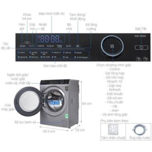 Máy giặt Aqua Inverter 9 KG AQD-A900F.S ,BH 2 NĂM CHÍNH HÃNG Mới 100% images upload woo2F2c81e8a364bdbbb6a3db66e8bd0bba8f