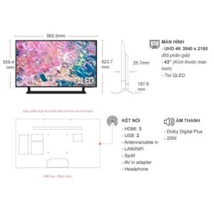Smart Tivi QLED Samsung 4K 43 inch QA43Q60BAKXXV images upload woo2F31d3b86ffa86c774bbc7758844940d20