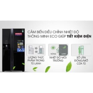 Tủ Lạnh Hitachi Side By Side Inverter 584 Lít R-M700GPGV2(GBK) 3 Cánh /Chính hãng/ - Mới 100% Mới 100% images upload woo2F39ad592f78c2a8016ce14601969ae1aa