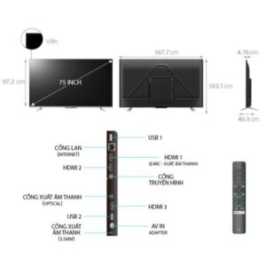 Smart Tivi TCL 4K 75P725 75 Inch UHD /Chính hãng BH:24 tháng tại nhà toàn quốc/ - Mới 100% Mới 100% images upload woo2F3dd7efbc07778a5da3f9e0cc195a347b